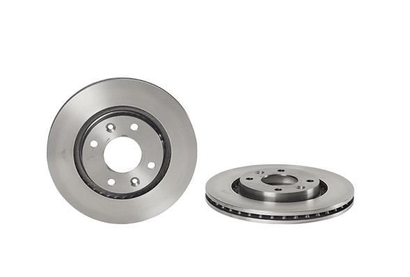 BREMBO 09.8695.10: Bremseskive PRIME LINE Ø: 266mm, indvendigt ventileret, Ø: 266mm, med skruer