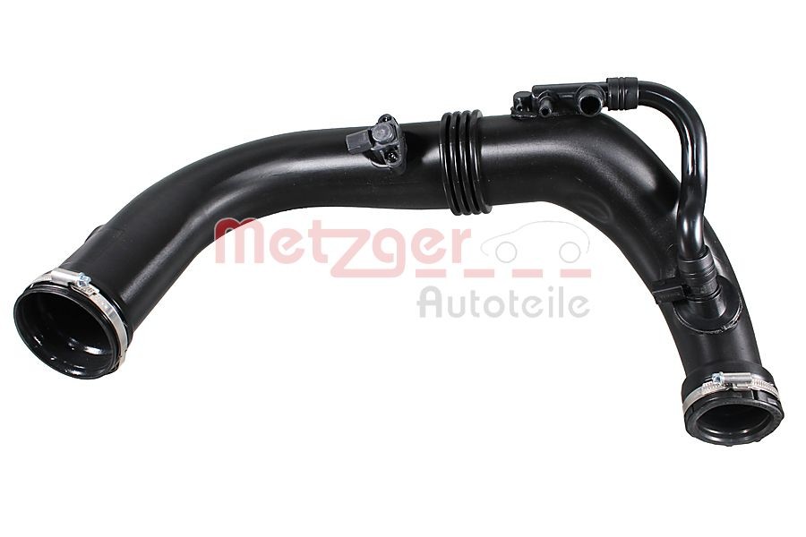 METZGER 2388094: Voolik,Õhuvarustus Heitgaaside turbokompressor, ees, kese
