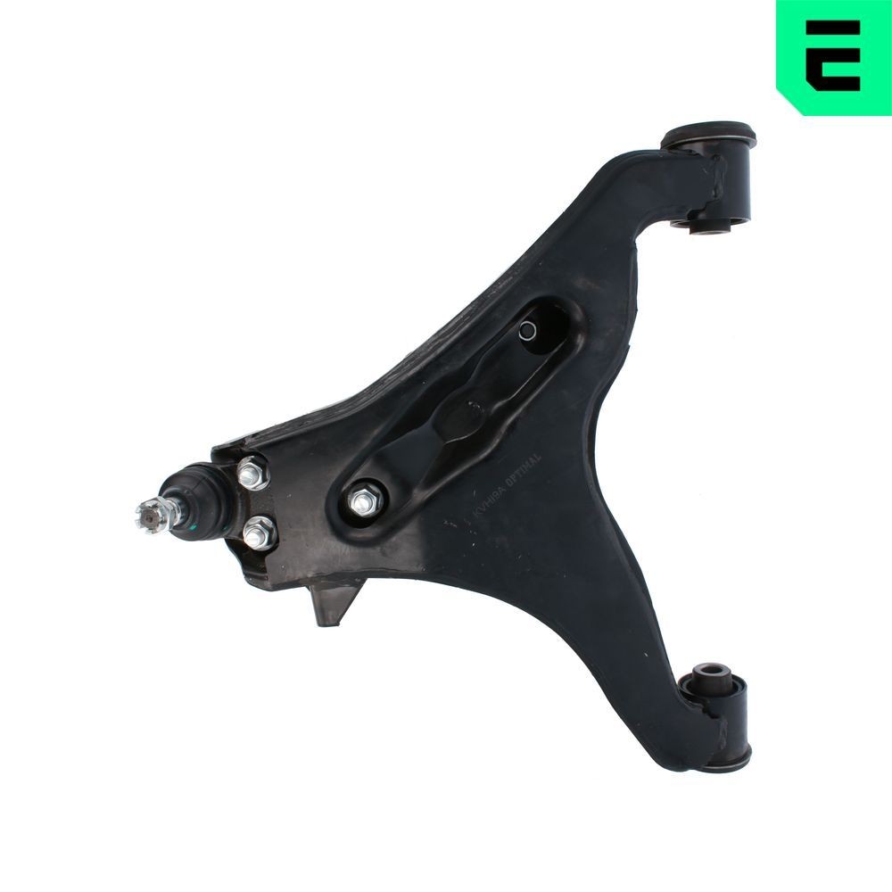 OPTIMAL G6-2308: Bras de suspension Essieu avant gauche, inférieur, Tôle d'acier, avec rotule de suspension, avec support en caoutchouc