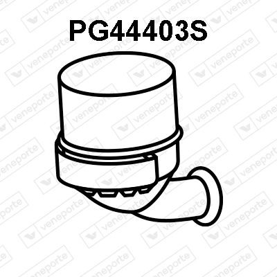 VENEPORTE PG44403S: Tahmafilter koos osadega, koos kuumakaitse plekiga
