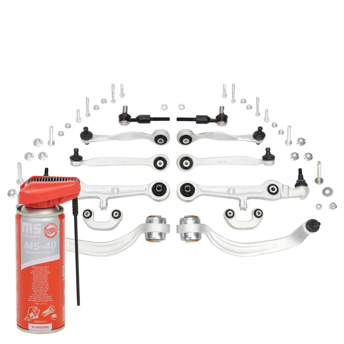 MASTER-SPORT 36791/1-SET-MSP: Kit bras de suspension PROMO Essieu avant, Essieu avant droit, Essieu avant gauche, avec bielle/barre de poussée