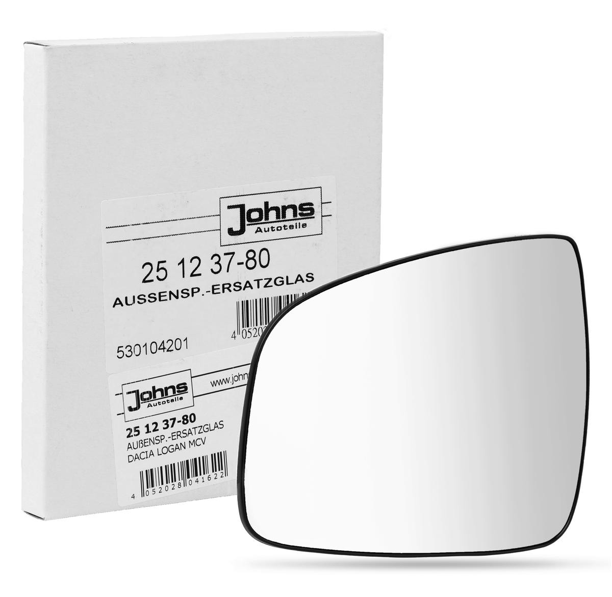 JOHNS 25 12 37-80: Peegliklaas, Välispeegel vasakul