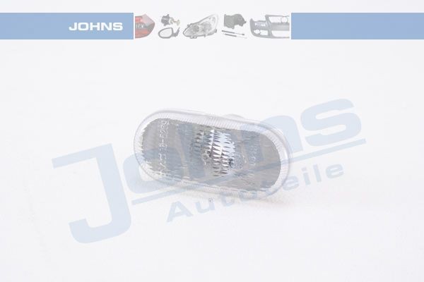 JOHNS 60 03 21-2: Blinker beidseitig, seitlicher Einbau, weiß, ohne Lampenträger, 'COLOUR LINE'