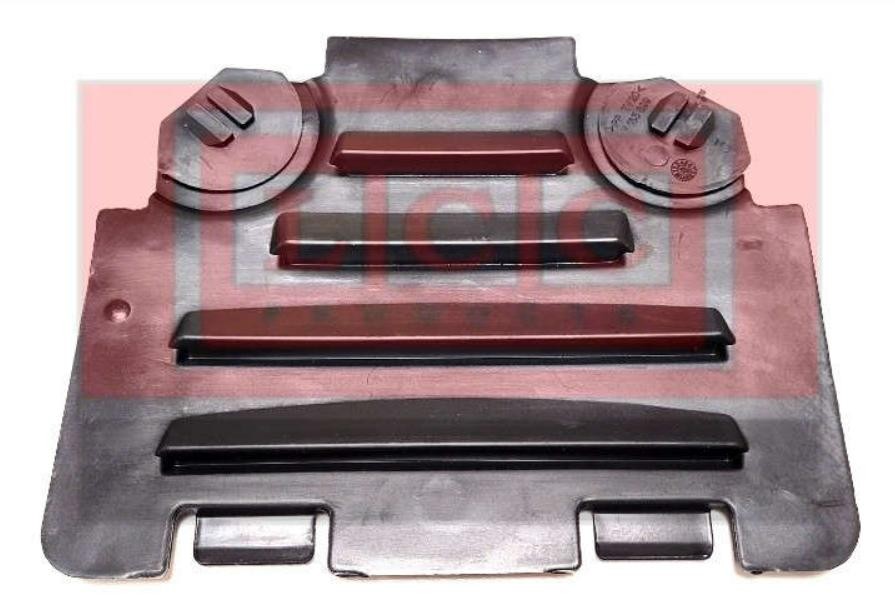 LCC LCC3457: Copertura, Passaruota interno, anteriore, Sx, Plastica