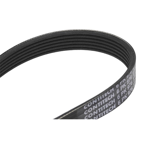 CONTITECH 6PK976: V formos rumbuoti diržai 976mm, briaunų skaičius: 6