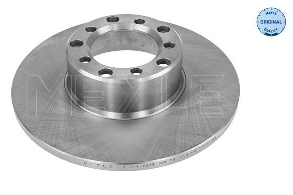 MEYLE 015 521 2005: Piduriketas Esisild, Ø: 278mm, täis, Ø: 278mm, ORIGINAL Quality