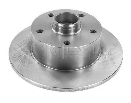 MEYLE 115 523 1012: Piduriketas Tagasild, Ø: 245mm, täis, Ø: 245mm, Quality Kit
