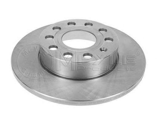 MEYLE 115 523 1047: Stabdžių diskas galinė ašis, Ø: 257mm, visiškai, Ø: 257mm, Quality Kit