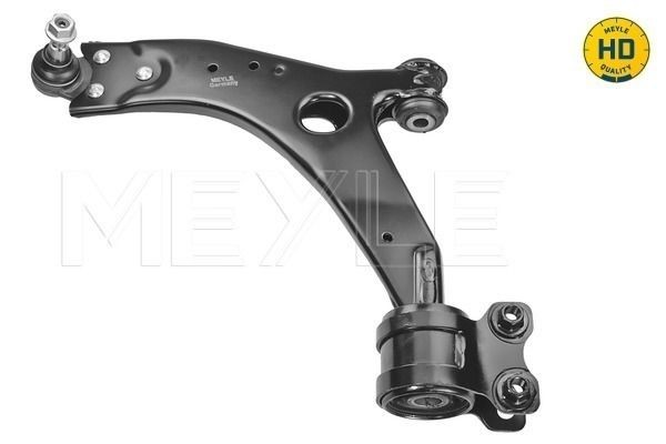 MEYLE 716 050 0031/HD: Bras de suspension Essieu avant gauche, Tôle d'acier, avec rotule de suspension, avec support en caoutchouc, Quality