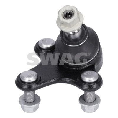 SWAG 32 92 6083: Podpora- / Kloub pravá přední náprava, tlačítko, 19mm, s pojistnou maticí