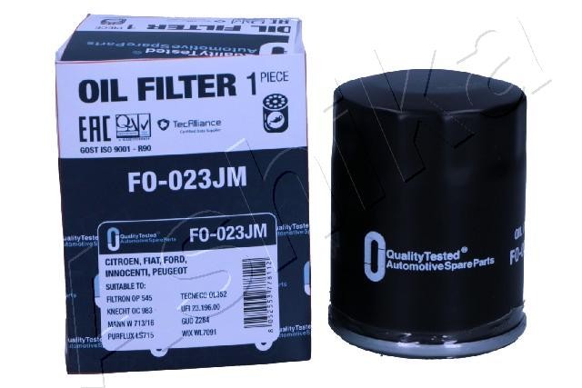 ASHIKA FO-023JM Ölfilter mit einem Rücklaufsperrventil