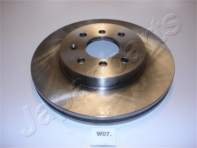 JAPANPARTS DI-W07: Bremseskive foraksel, Ø: 256mm, ventileret, Ø: 256mm