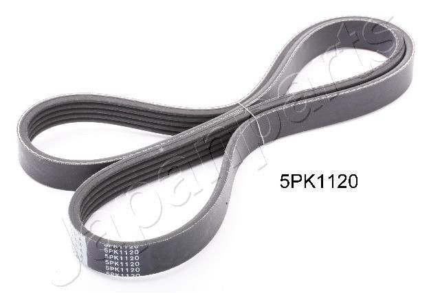 JAPANPARTS DV-5PK1120: Curea transmisie cu caneluri 1120mm, Numar nervuri: 5