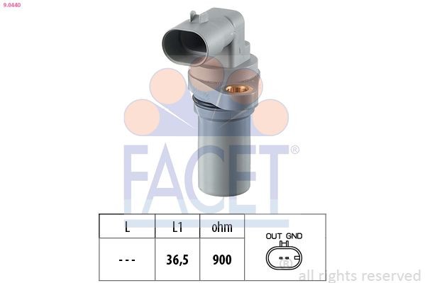 FACET 9.0440: Capteur PMH Made in Italy - OE Equivalent