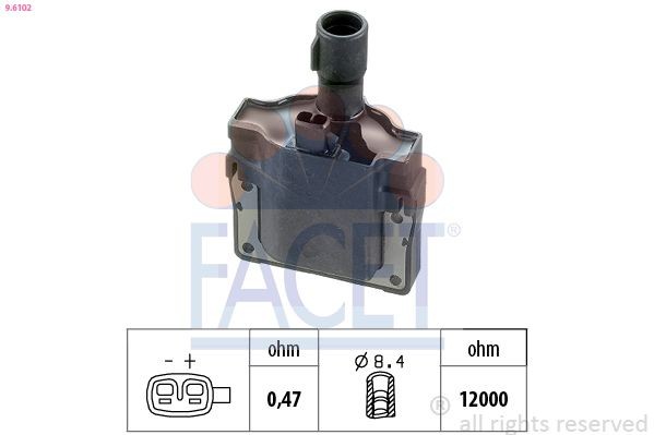 FACET 9.6007: Süütepool Made in Italy - OE Equivalent