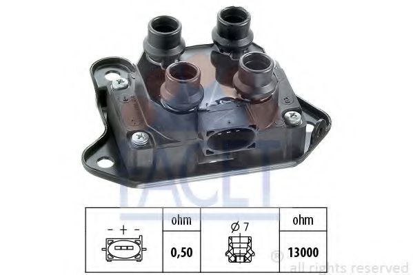 FACET 9.6018: Tændspole Made in Italy - OE Equivalent