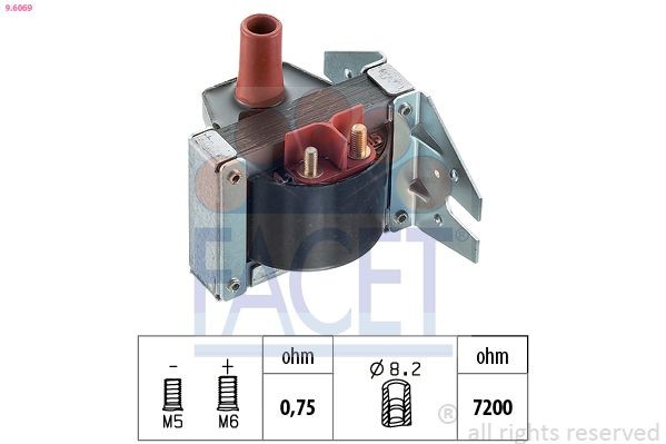 FACET 9.6069: Süütepool Made in Italy - OE Equivalent