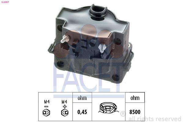 FACET 9.6097: Süütepool Made in Italy - OE Equivalent