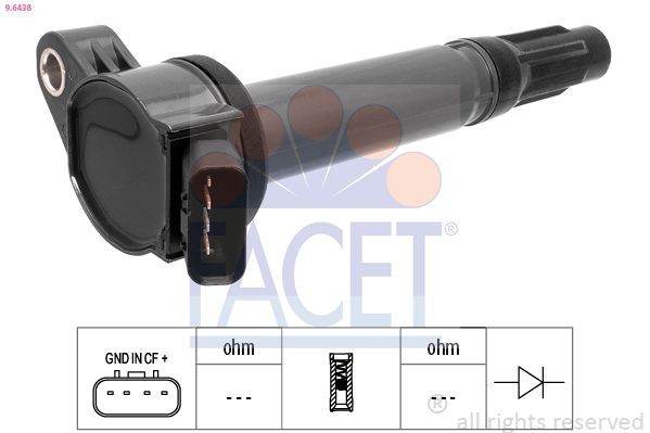 FACET 9.6213: Zapalovací cívka Made in Italy - OE Equivalent