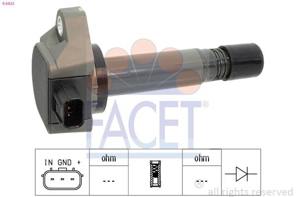 FACET 9.6216: Bobine Made in Italy - OE Equivalent