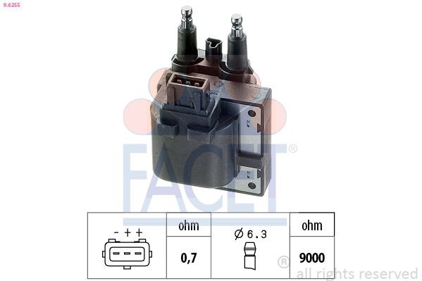 FACET 9.6255: Süütepool Made in Italy - OE Equivalent