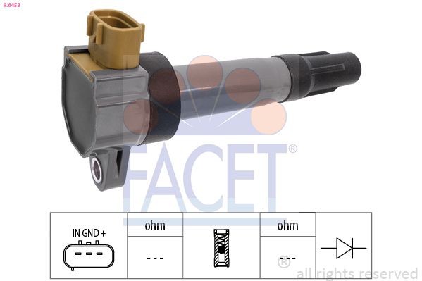 FACET 9.6263: Tændspole Made in Italy - OE Equivalent
