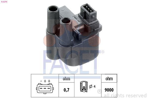 FACET 9.6276: Süütepool Made in Italy - OE Equivalent
