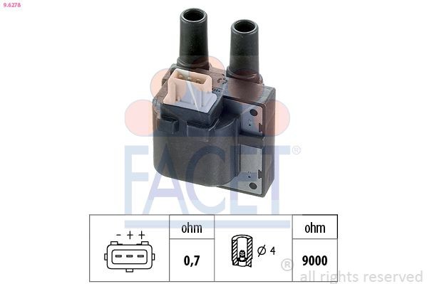 FACET 9.6278: Süütepool Made in Italy - OE Equivalent