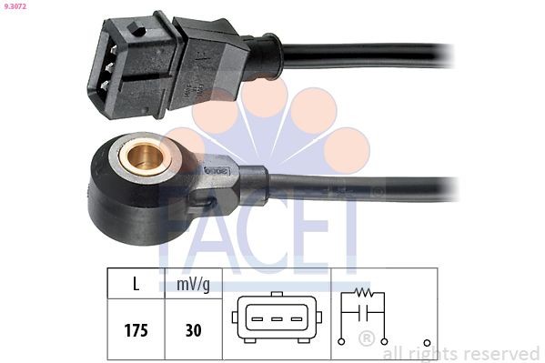 FACET 9.8104: Süütepooli ühik Made in Italy - OE Equivalent