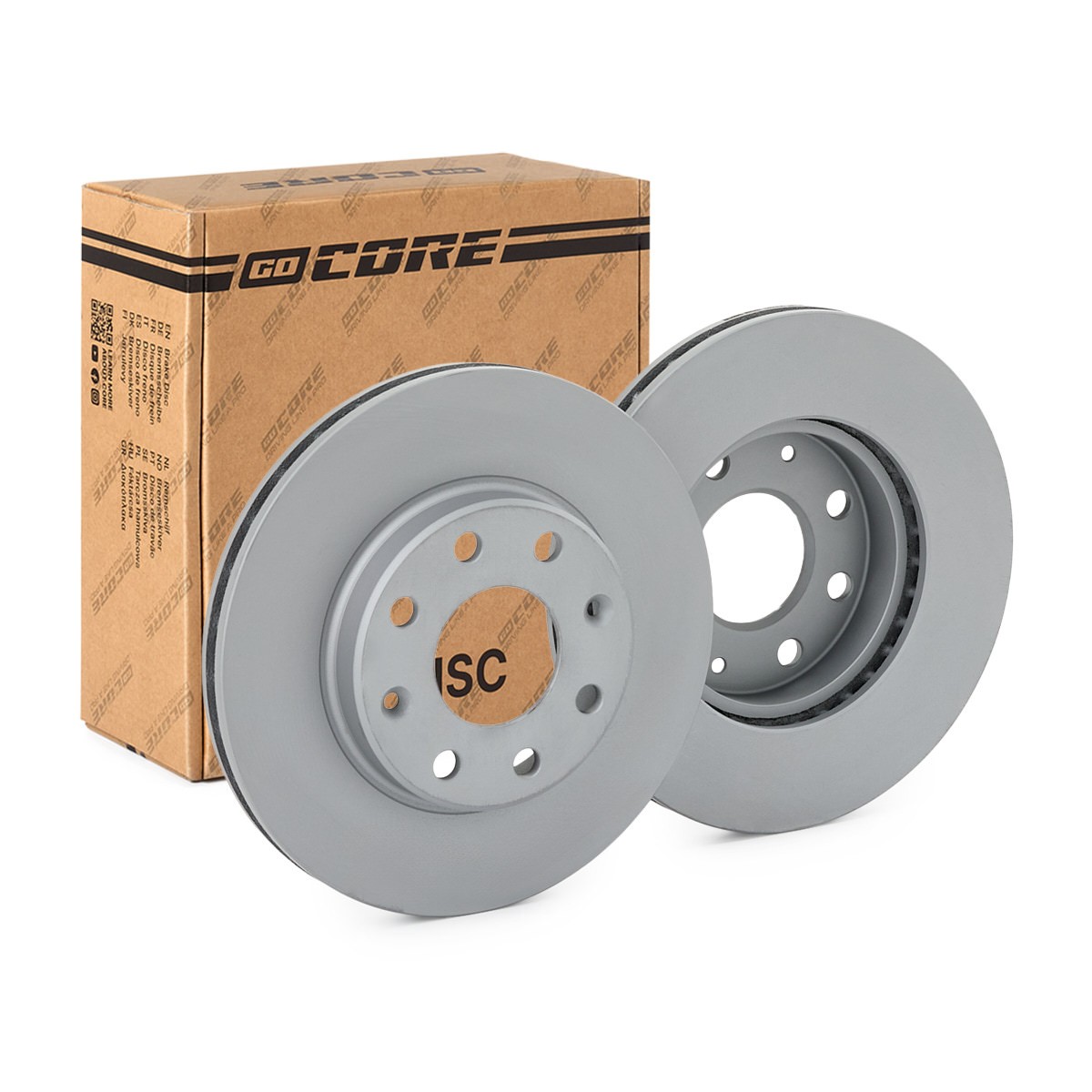 goCORE GCH20561: Brzdový kotouč R: 235,7mm, vnitřně větráno, R: 235,7mm, částečně povrstvený, bez náboje kola, bez ložiska (kola), bez šroubů vozidlového kola