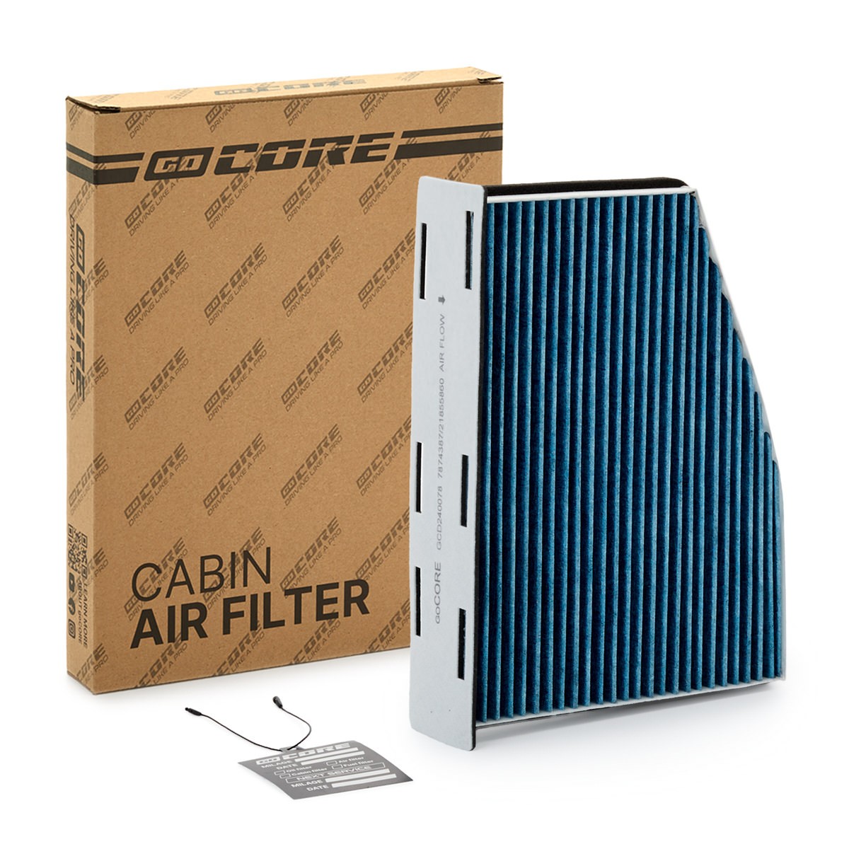 goCORE GCD240078: Filter, salongiõhk Peentolmufilter (PM 2.5), Aktiivsöefilter polüfenooliga, bakterivastase toimega, lõhna absorbeeriva toimega, kõrge peentolmu eraldus, NOx absorbeeriv toime, hõbedaga, Aktiivsöefilter, Heljuvainefilter (HEPA)