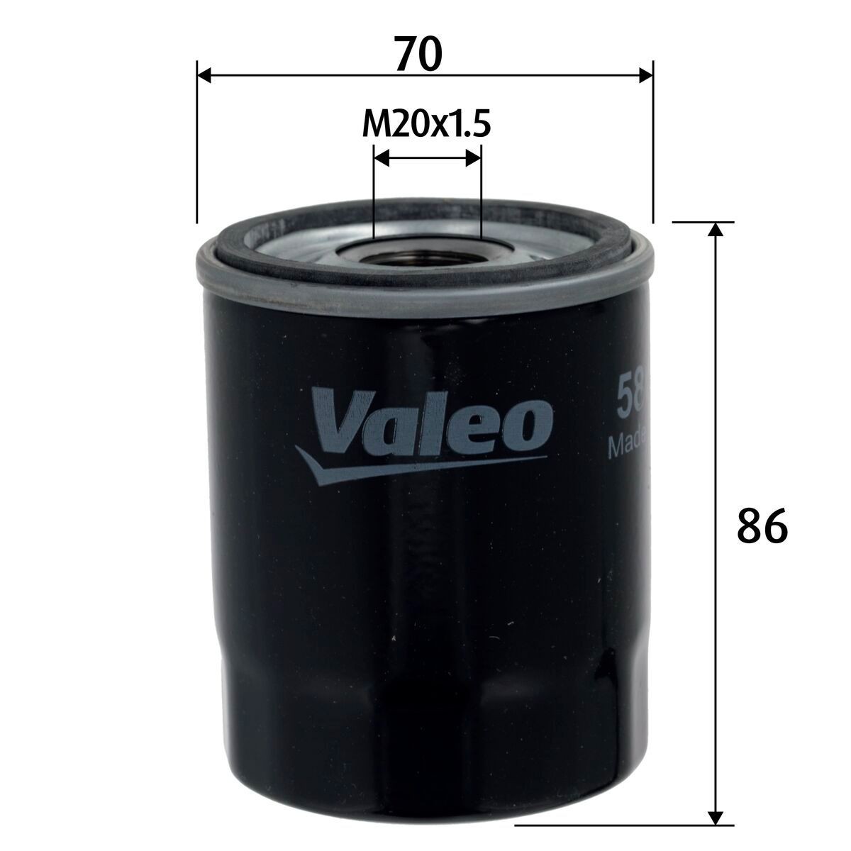 VALEO 586177: Õlifilter