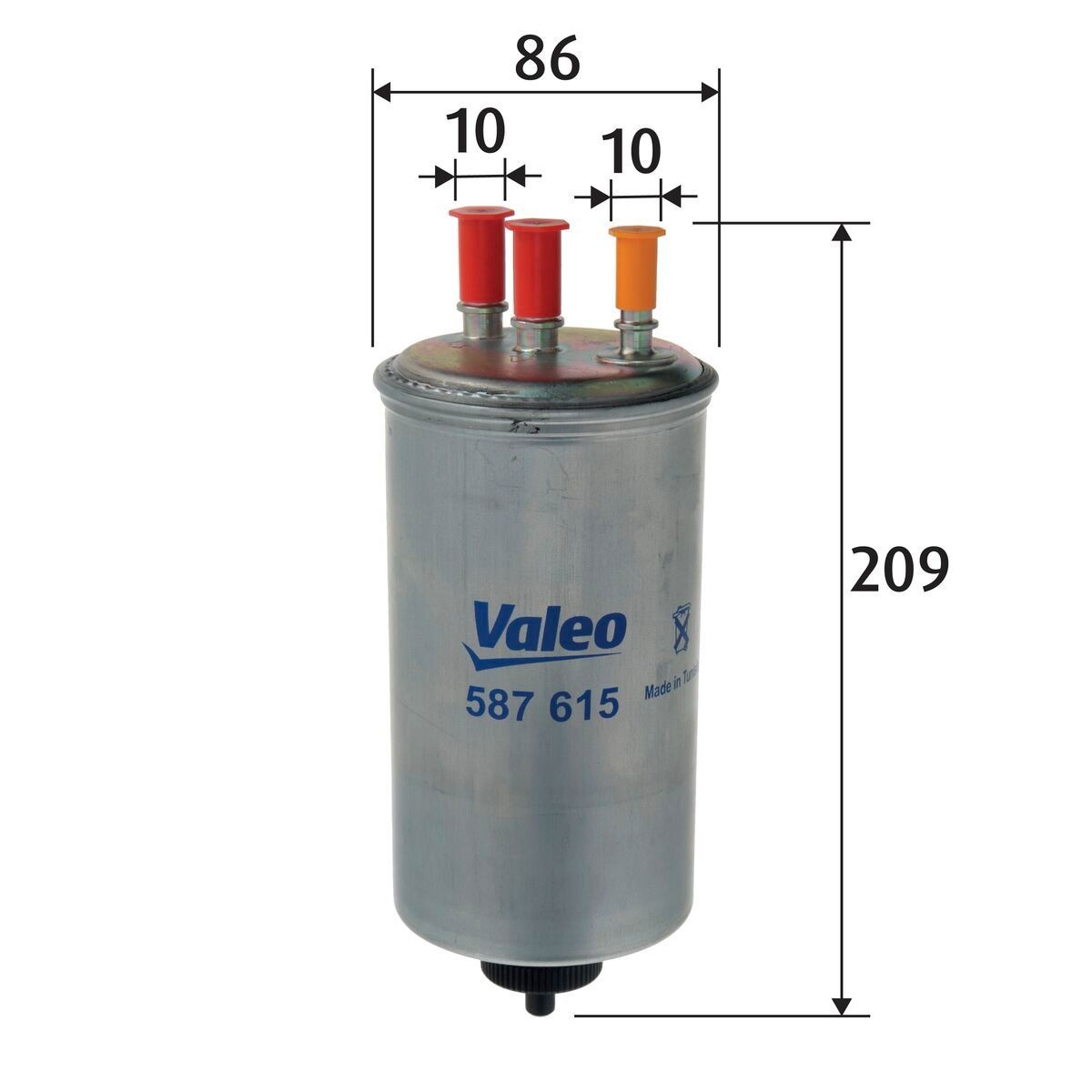 VALEO 587615: Degvielas filtrs
