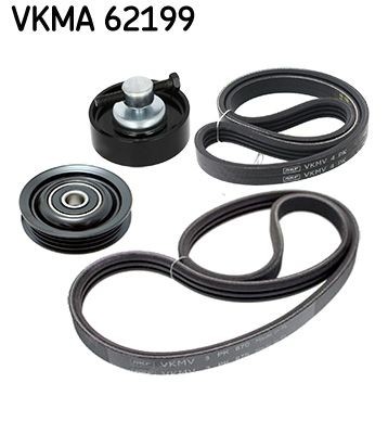 SKF VKMA 62199: Set curea transmisie cu caneluri