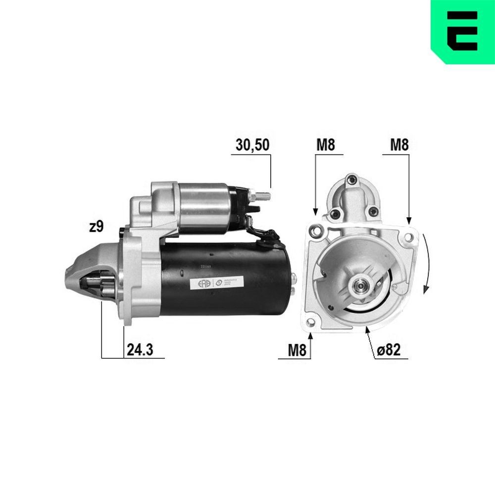 ERA 221165A: Anlasser 1,7kW