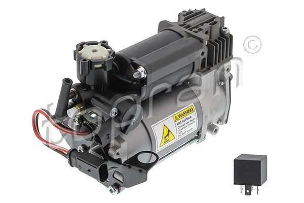 TOPRAN 411 013: Kompresor zawieszenia z przekaźnikiem, Wymagana wymiana przekaźnika, z instrukcją montażu, Zgodność elektromagnetyczna (EMV)