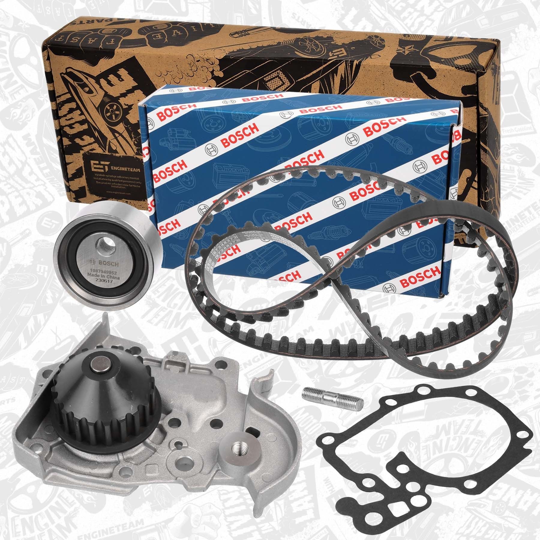 ET ENGINETEAM RM0015VR1: Tandremssæt med vandpumpe boxET – service kit Zähnez.: 96, Breite: 17mm