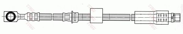 TRW PHD565: Bremseslange 445mm