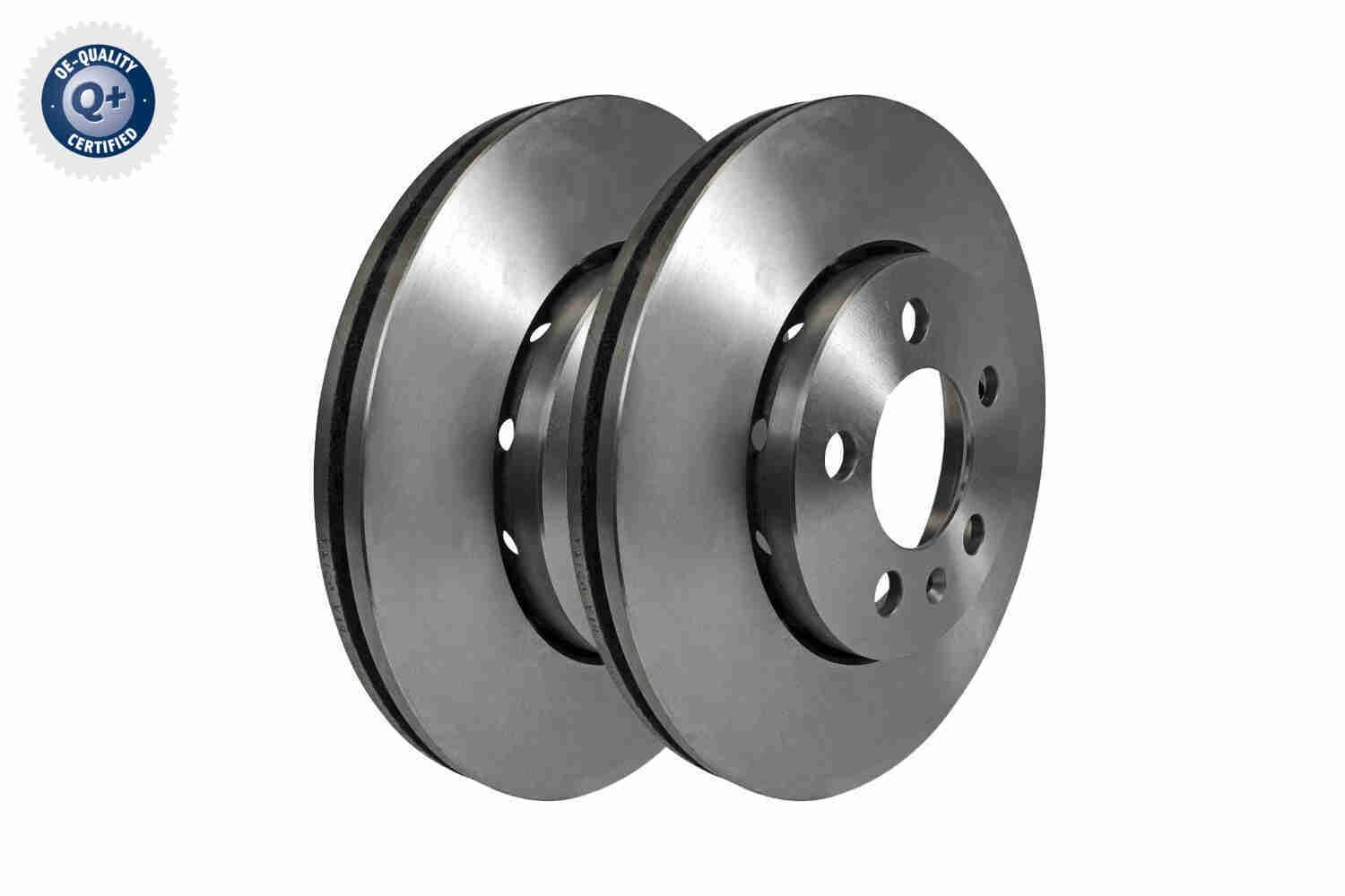 VAICO V10-80043: Piduriketas Esisild, Ø: 256mm, õhutusega, Ø: 256mm, Original VAICO Quality