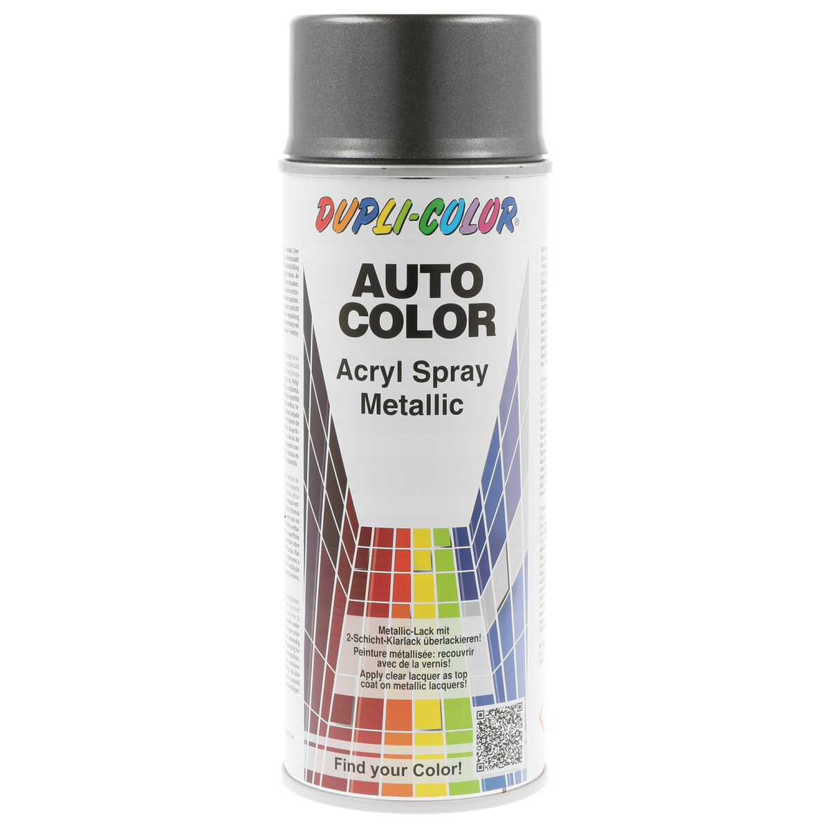 DUPLI COLOR 614064: Tr. priemonės kombinac. dažai RAL ACRYL RAL 7016 anthracite grey gloss 150 ml