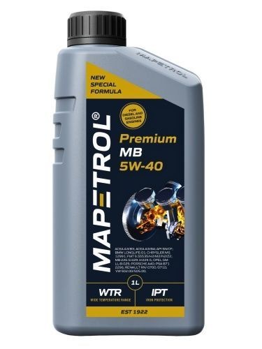 MAPETROL MAP0157: Variklio alyva 1l, 5W-40 Premium, MB