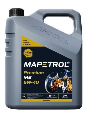 MAPETROL MAP0159: Variklio alyva 5l, 5W-40 Premium, MB