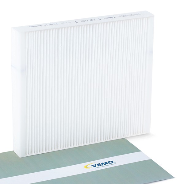 VEMO V10-30-2526-1: Salono filtras popierius, žiedadulkių filtras Q+, original equipment manufacturer quality MADE IN GERMANY