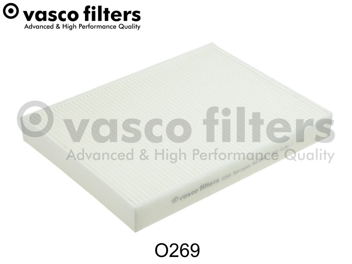 DAVID VASCO O269: Filtro abitacolo VASCO FILTERS Filtro particellare
