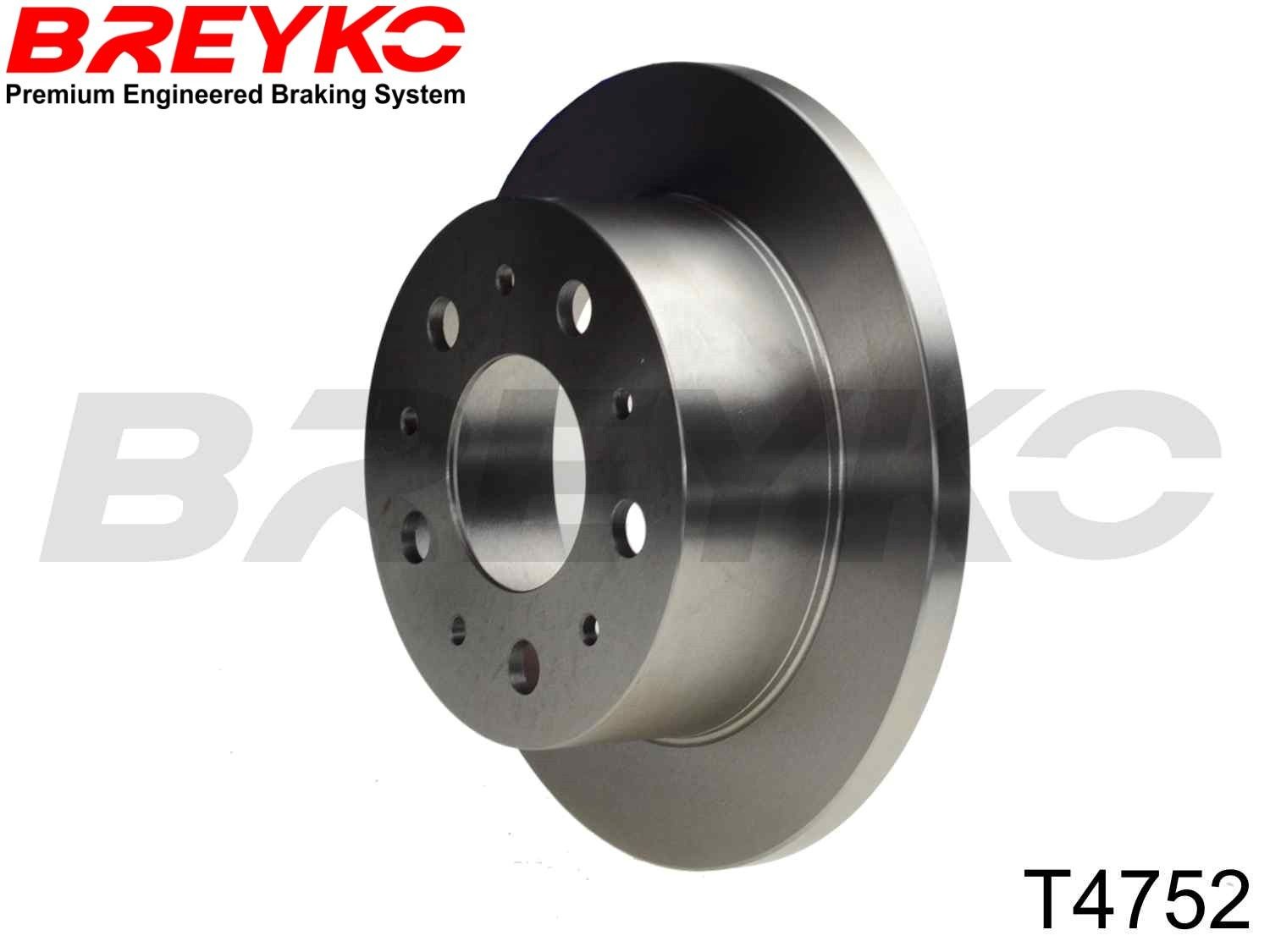 DAVID VASCO T4752: Stabdžių diskas BREYKO galinė ašis, Ø: 280mm, visiškai, Ø: 280mm