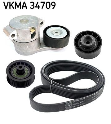 SKF VKMA 34709: Jeu de courroies trapézoïdales à nervures