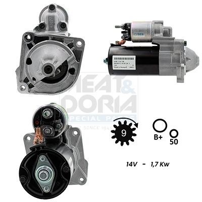 MEAT & DORIA 5010099G: Motorino avviamento 1,7KW