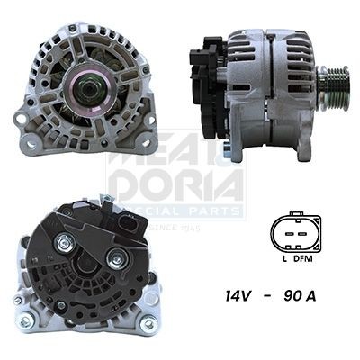 MEAT & DORIA 5510006G: Alternator 90A