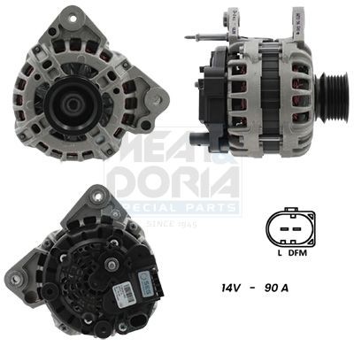 MEAT & DORIA 5510012G: Alternator 90A