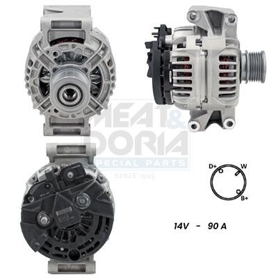 MEAT & DORIA 5510109G: Alternator 90A